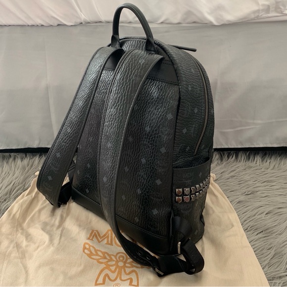 MCM Shark Studded Backpack - Large Version - Picture 3 of 5